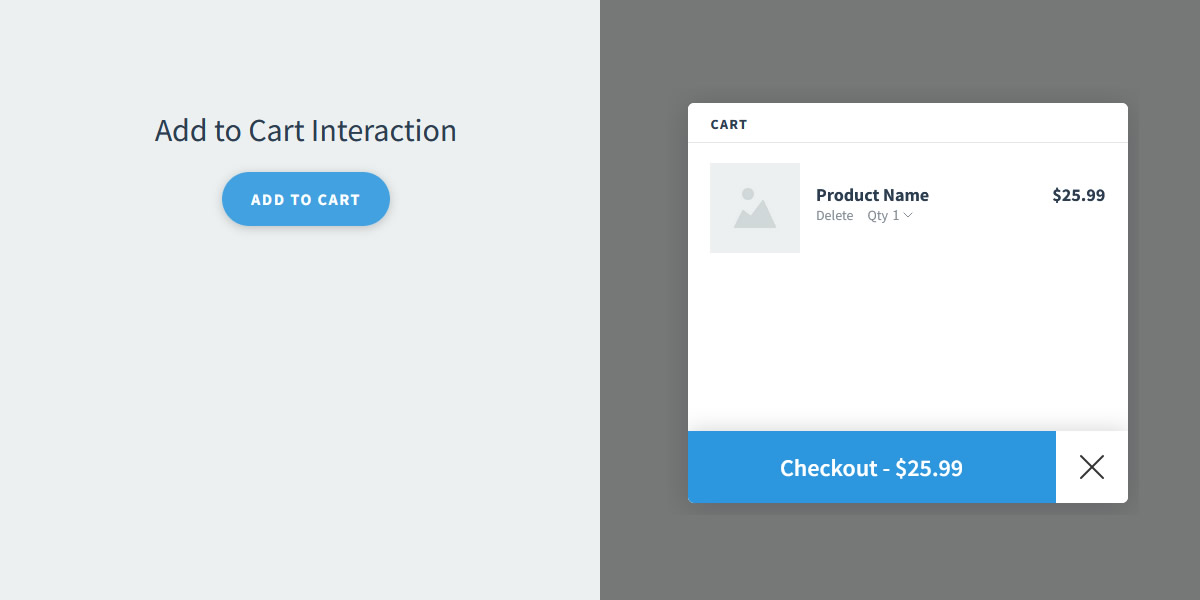 Add to cart interaction master